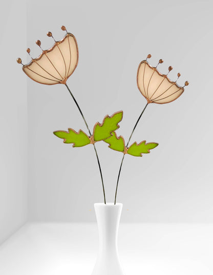 Stained Glass Queen Anne's Lace