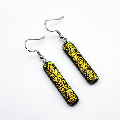 Dichroic Dangle Earring