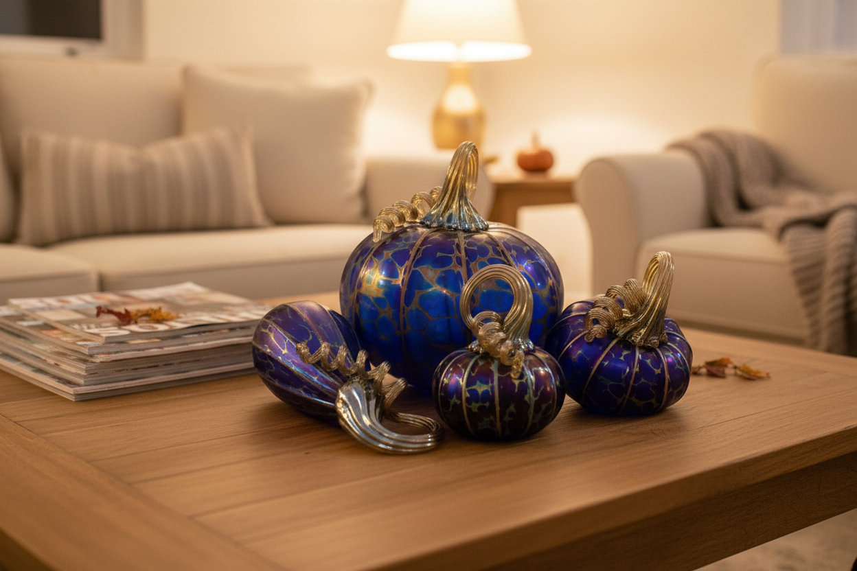 Cobalt Pumpkins + Gourds