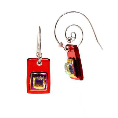 Stacked Squares Earrings