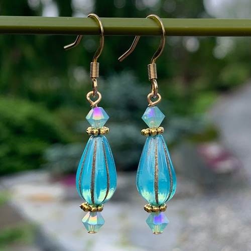 Melon Drop Earrings