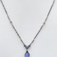 Deco Glass Pendant Necklace