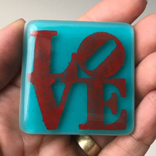 Glass Magnet - LOVE