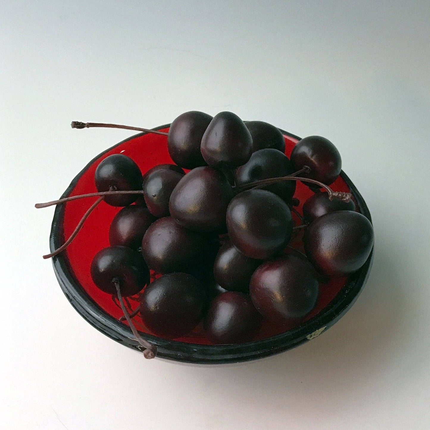 Enameled Glass Bowl - Pomegranate