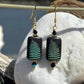 Etched Fern Earrings