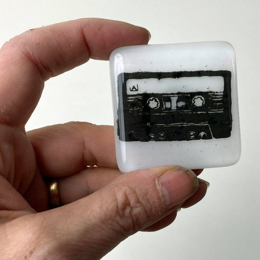 Glass Magnet - Party Mix Cassette