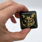 Glass Magnet - Mystical Black Cat