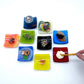 Enameled Glass Trinket Dish - Honeybee