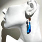 Long Turquoise Prism Drop Earrings