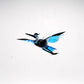 Flying Blue Heron - Glass