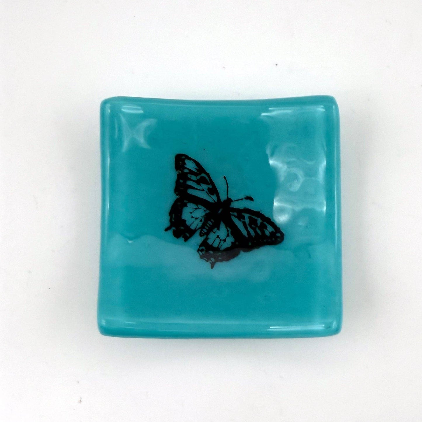 Trinket Dish - Butterfly | 2.75" Fused Glass