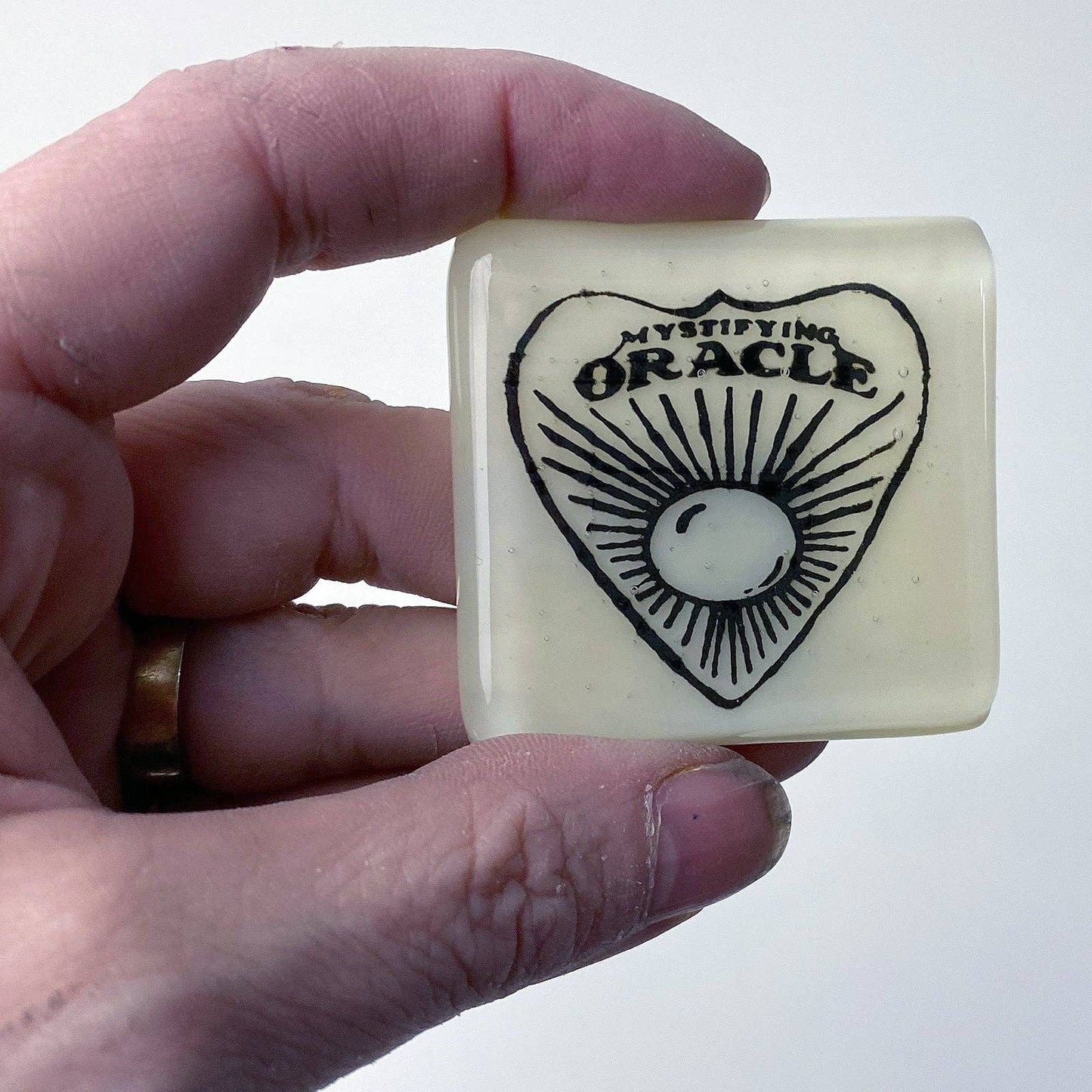 Glass Magnet - Ouija Planchette