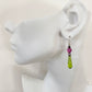 Opera Prism Earrings in Citrus Green