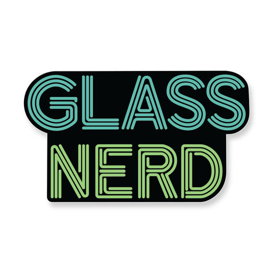 Glass Nerd Sticker