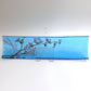 Cherry Blossom 17" Fused Glass Channel Platter