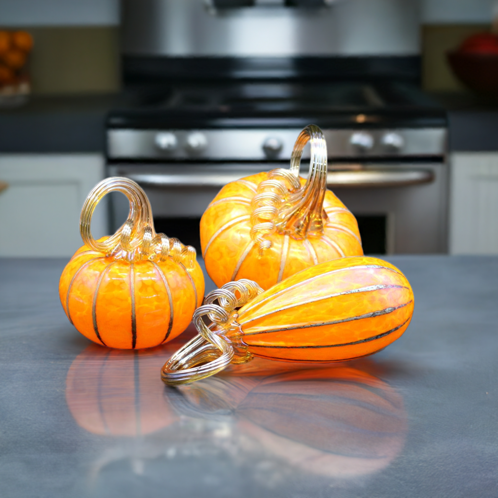 Sungold Yellow Pumpkins + Gourds