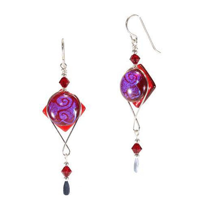 Circle-Square Earrings